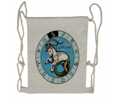 Capricorn Drawstring Backpack