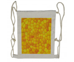 Abstract Corn Pattern Drawstring Backpack