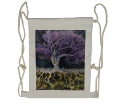 Forest Nature Trees Drawstring Backpack