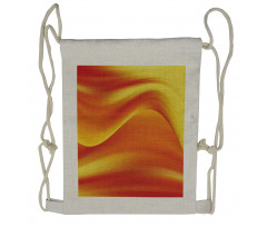 Abstract Digital Waves Drawstring Backpack