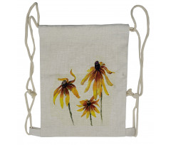 Daisies Garden Drawstring Backpack