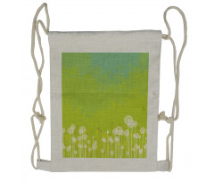 Wild Dandelion Blossoms Drawstring Backpack