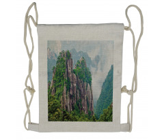 China Landscape Nature Drawstring Backpack