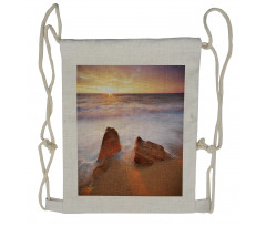 Hawaiian Sea Sky Nature Drawstring Backpack