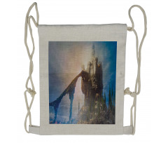 Old Castle Drawstring Backpack