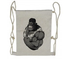 Animal Athlete Gorilla Drawstring Backpack