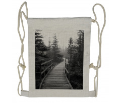 Pathway into Wilderness Drawstring Backpack