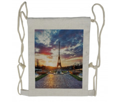 Sunrise Scenery Drawstring Backpack