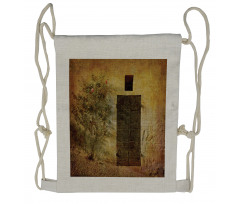 Historical Italian Door Drawstring Backpack