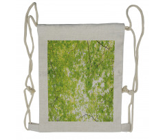Nature Summertime Green Drawstring Backpack