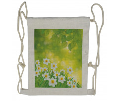 Daffodils Spring Petals Drawstring Backpack