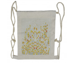 Daffodil Bloom Spring Drawstring Backpack