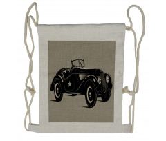 Classic Italian Car Drawstring Backpack