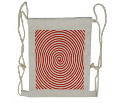 Spiral Concentrate Line Drawstring Backpack