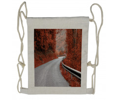 Dreamy Road Travel Theme Drawstring Backpack