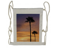 Exotic Coconut Dreamy Drawstring Backpack