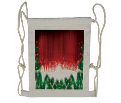 Xmas Theme Drawstring Backpack