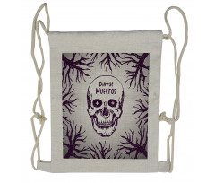 Spooky Gothic Halloween Drawstring Backpack