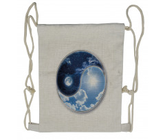 Moon and Sun Drawstring Backpack