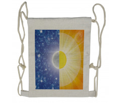 Sun Beams Sky Stars Drawstring Backpack