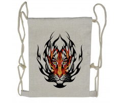 Jungle Tigers Prince Drawstring Backpack