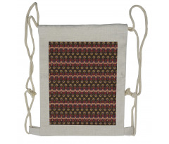 Bohemic Persian Print Drawstring Backpack