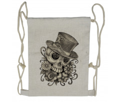 Sketch Mexican Drawstring Backpack