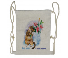 Baby Kitten Drawstring Backpack