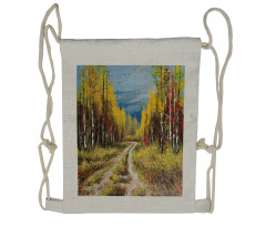 Nature Landscape Drawstring Backpack