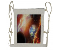 Nebula Stars in Solar Drawstring Backpack