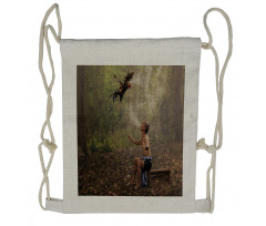 Forest Birds Eco Drawstring Backpack