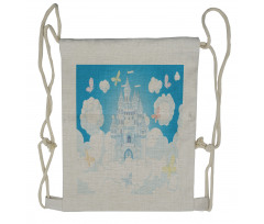 Castle Butterfly Drawstring Backpack