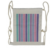 Polka Dot with Stripes Drawstring Backpack