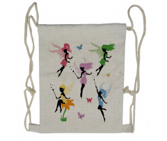 Pixie Elf Fairy Drawstring Backpack