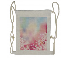 Dreamy Cherry Blossoms Drawstring Backpack