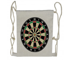 Dart Board Lifestyle Drawstring Backpack