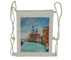 Image of Venice Grand Canal Drawstring Backpack