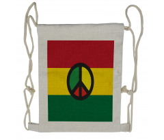 Reggae Culture Peace Drawstring Backpack