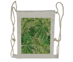 Fresh Jungle Aloha Drawstring Backpack