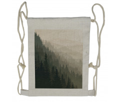 Scandinavian Nature Drawstring Backpack