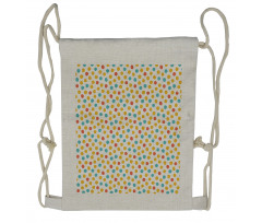 Colorful Dot Pattern Drawstring Backpack