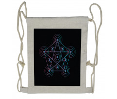 Geometry Drawstring Backpack