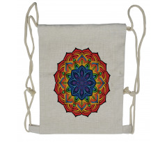 Boho Flowers Drawstring Backpack