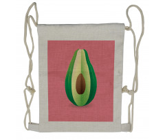 Fresh Healthy Avocado Drawstring Backpack