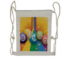 Colorful Balls Rainbow Drawstring Backpack