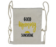 Morning Sunshine Drawstring Backpack