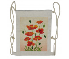 Flower Bouquet Arrangement Drawstring Backpack