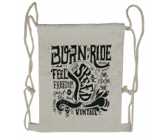 Spirit of the Road Drawstring Backpack