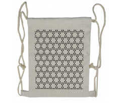 Geometric Hexagons Drawstring Backpack