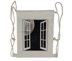 Window to the Space Drawstring Backpack